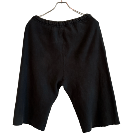 USED 90s CHAMPION REVERSWEAVE ”BLACK” CUT OFF PANTS