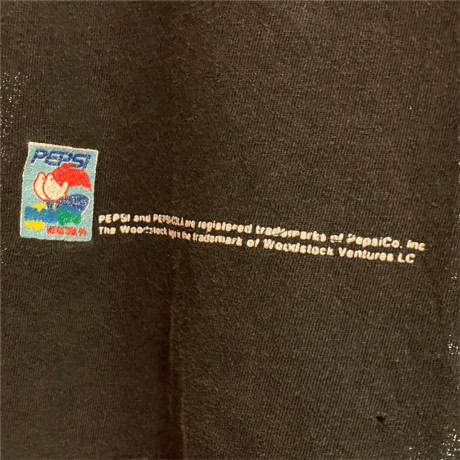 USED VINTAGE 90s WOODSTOCK 94 ROCK TEE