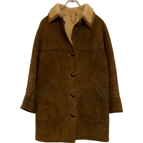 USED VINTAGE SHEARLING COAT ”MADE IN ENGLAND”