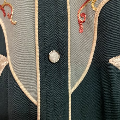 VINTAGE H BAR C TRUMP EMBROIDRED EXCLUSIVE WESTERN SHIRTS