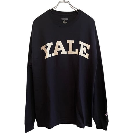 新品　CHAMPION L/S TSHIRTS ”YALE UNIVERSITY”