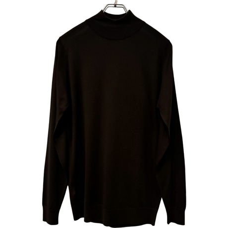 新品　JOHN SMEDLEY MOCNECK KNIT   100% MERINO WOOL  "MADE IN ENGLAND"