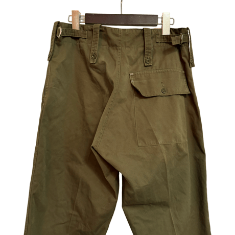USED UK MILITARY OD SURPLUS TROUSER