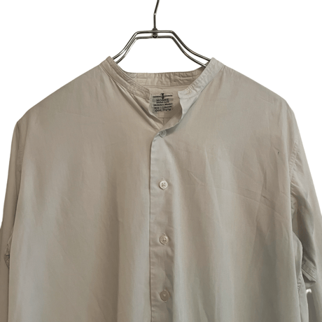 VINTAGE/ANTIQUE (USED) WHITE LONG TAIL BANDCOLLAR SHIRTS