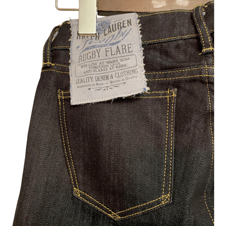 新品 NEW (DEAD STOCK)　RL RUGBY WOMEN'S FLARE STRETCH JEANS