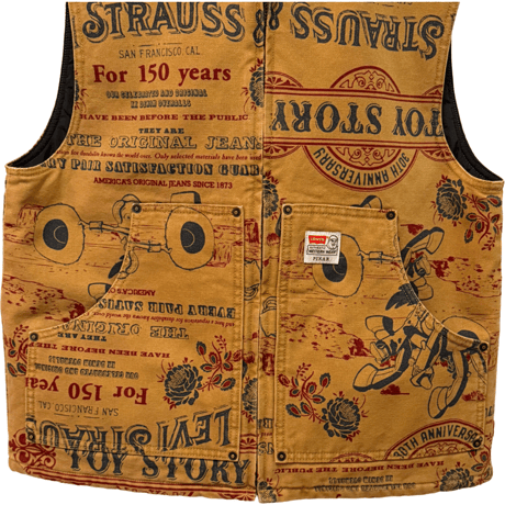 新品　Levis×TOY STORY CANVAS DUCK VEST