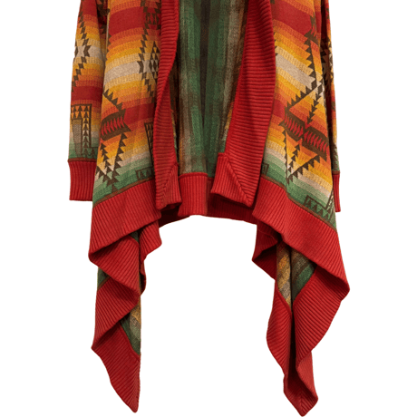USED Polo Ralph Lauren   NAITIVE KNIT SHAWL