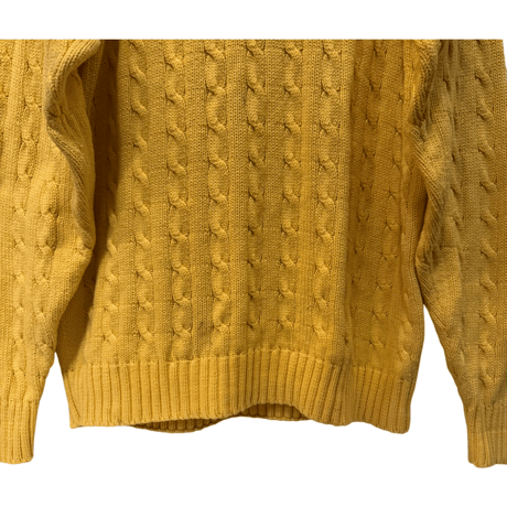 USED 90s JCREW FISHERMAN SWEATER