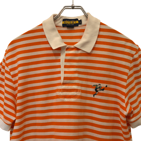 USED POLO RUGBY GRAPHIC PRINT POLO SHIRTS