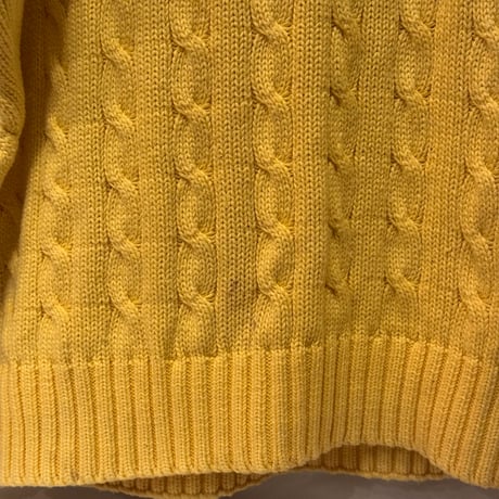 USED 90s JCREW FISHERMAN SWEATER