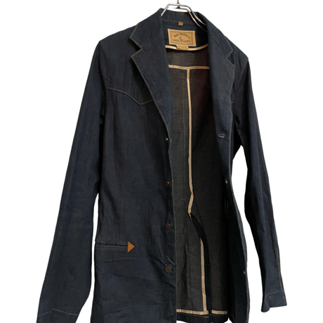 USED VINTAGE 1980s POLO WESTERN DENIM JACKET