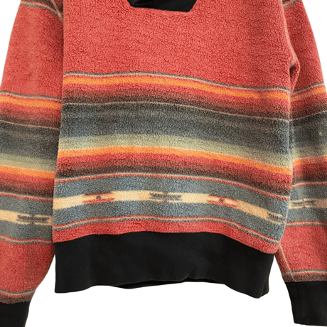 USED   DOUBLE RL NATIVE SHAWL COLLAR FLEECE SHIRTS