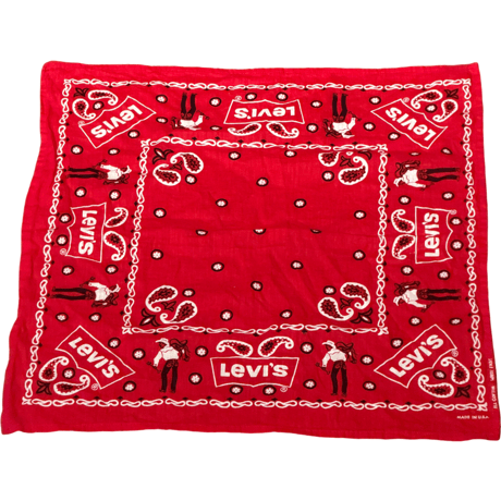 VINTAGE Levi's BANDANA MADE IN USA