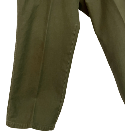 VINTAGE US ARMY OG107 PANTS W-STITCH SIDE ADJUSTER BAKER