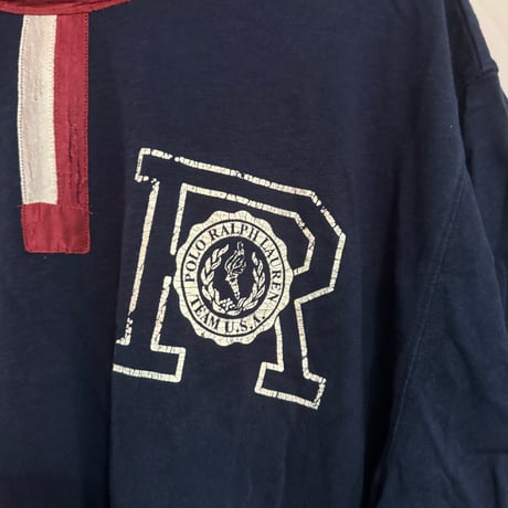 USED POLO RALPH LAUREN RINGER SATIN TEE