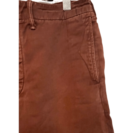 USED DOUBLE RL OFFICERS CHINO TROUSER BURGUNDY