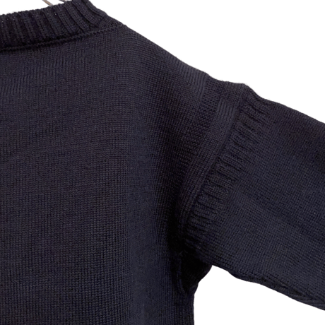 USED VINTAGE GURNSEY WOOLENS  SWEATER ”MADE IN ENGLAND”
