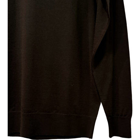 新品　JOHN SMEDLEY MOCNECK KNIT   100% MERINO WOOL  "MADE IN ENGLAND"