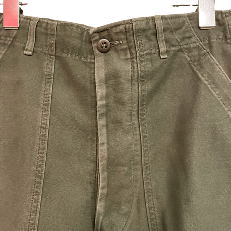 VINTAGE US ARMY OG107 PANTS W-STITCH SIDE ADJUSTER BAKER
