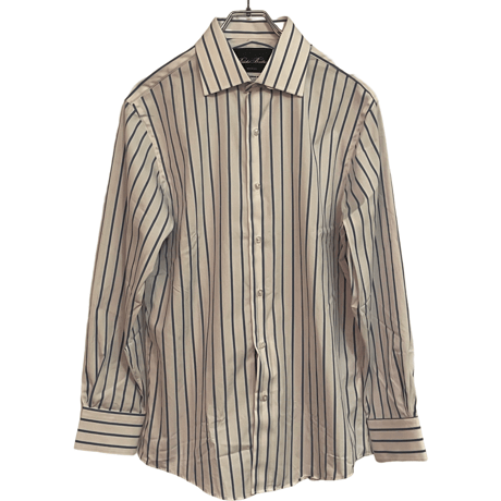新品　 BROOKS BROTHERS STRIPE  SHIRTS THOMAS MASON FABRIC ”MADE IN USA”