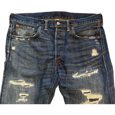 USED DOUBLE RL SLIM FIT DENIM