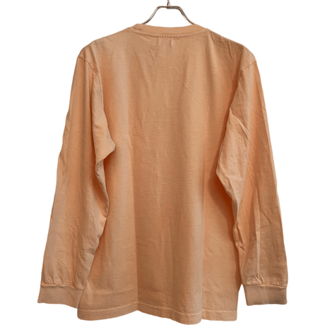 新品 LINUS GOLD ”TSP”  L/S TUBLAR TSHIRTS”APRICOT” MADE IN USA