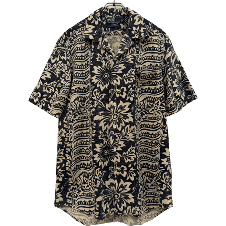 USED VINTAGE   POLO RALPH LAUREN S/S OPEN COLLAR SHIRTS