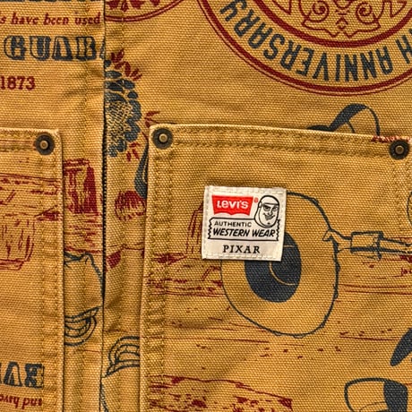 新品　Levis×TOY STORY CANVAS DUCK VEST