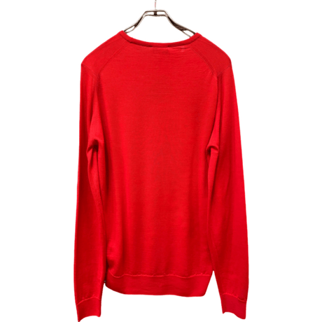 新品　JOHN SMEDLEY CREWNECK KNIT  100%WOOL  "MADE IN ENGLAND"