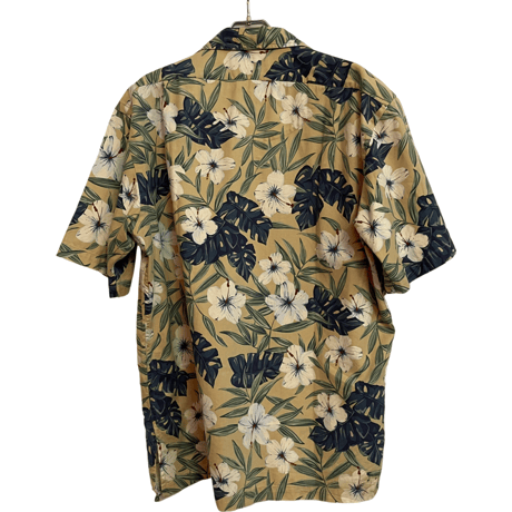 USED VINTAGE   POLO RALPH LAUREN S/S OPEN COLLAR SHIRTS "CLAYTON"