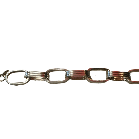 VINTAGE SILVER CHAIN BRACELET