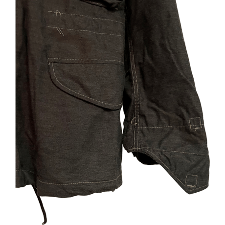 USED  US MILITARY M65 FIELD JACKET S-S BLACK OVER DYED