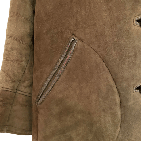 USED VINTAGE SHEARLING COAT ”MADE IN ENGLAND”