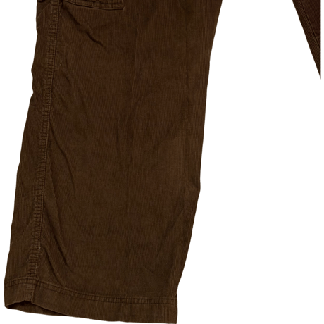 USED US Levi's BROWN CORDUROY LOOSE FIT CARGO PANTS