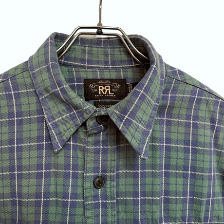 USED   DOUBLE RL FLANNEL  SHIRTS
