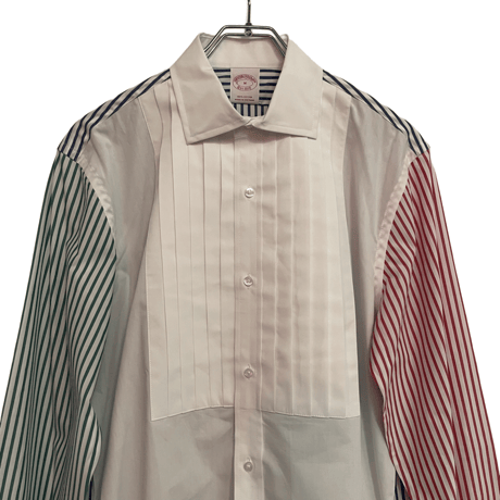 新品　 BROOKS BROTHERS DRESS SHIRTS CRAZY STRIPE