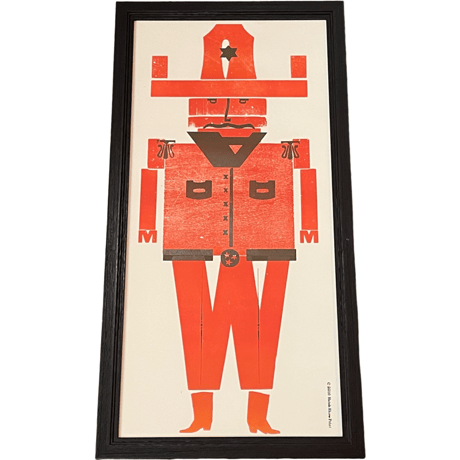 新品　 HATCH SHOW PRINT POSTER DAGITAL COWBOY MADE IN USA