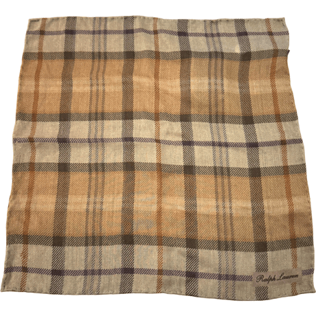 新品　RALPH LAUREN PURPLE LABEL POCKET SQUEA