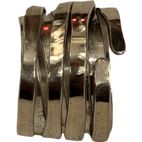 新品　NEW STERLING SILVER  STRAP RING #1