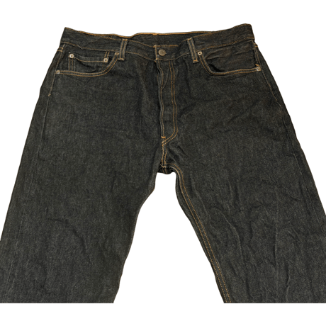 USED US Levi's 501 BLACK DENIM
