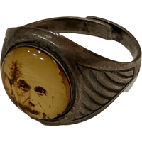 VINTAGE RING (USED/ANTIQUE)　"Albert Einstein" TOY RING