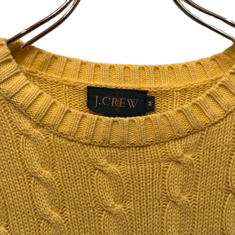USED 90s JCREW FISHERMAN SWEATER