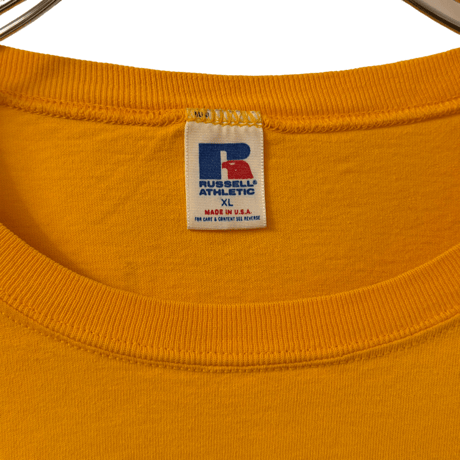 VINTAGE  MADE IN USA 80s~90s RUSSEL TEE