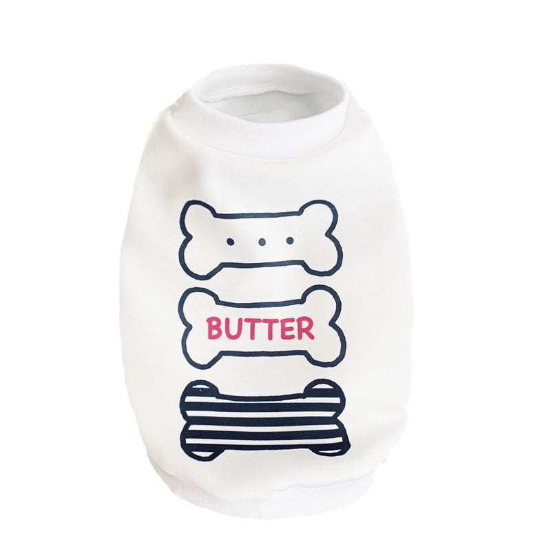 わが子のネーム入りタンクトップ＊ホネホネ＊ | 犬服BUTTER
