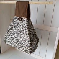 洗えるエコバッグ【 エコバル】Medium size ～ Retro flower ～
