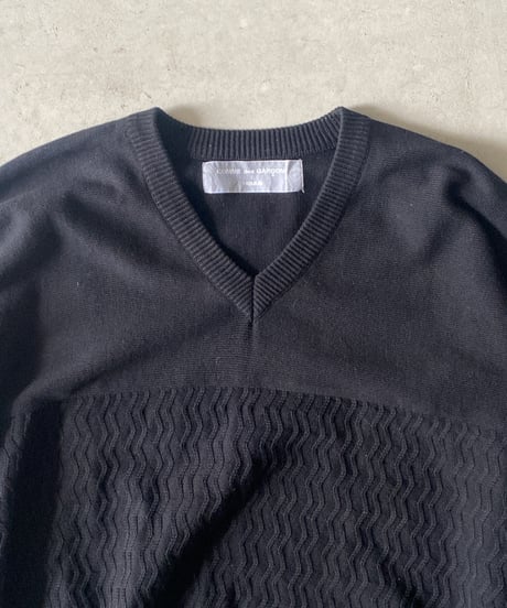 USED AD1991 "COMME des GARÇONS HOMME" cotton sweater