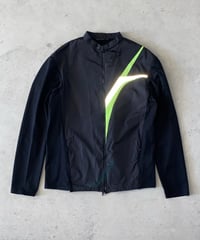 "ato" nylon×cotton reflector jacket