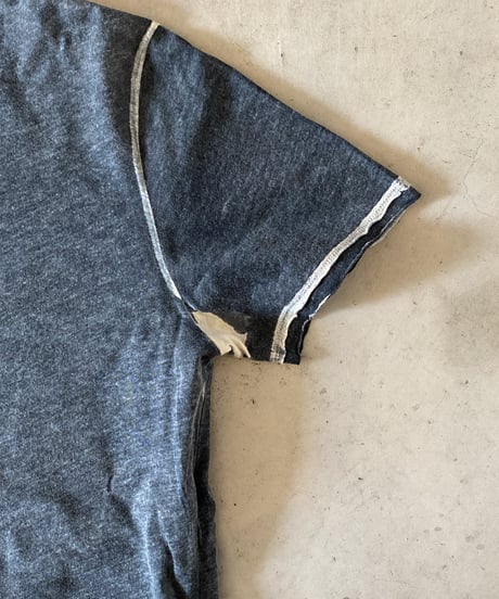 USED "PRADA" transcription print T-shirts