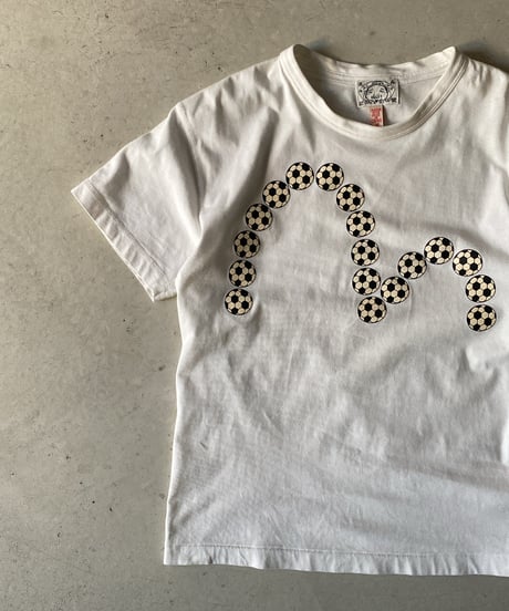 "EVISU" soccer ball logo t-shirts
