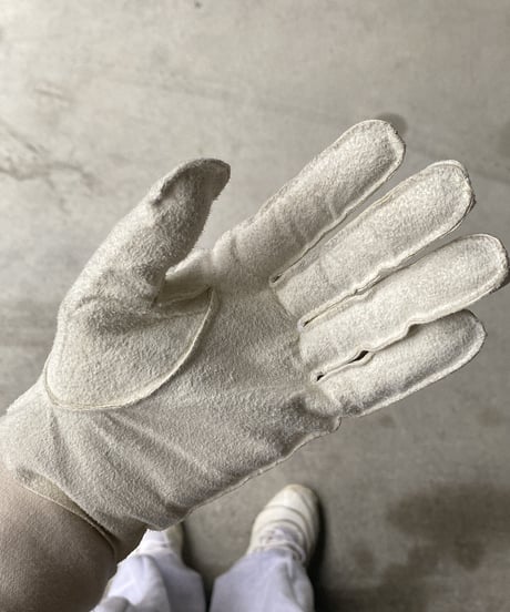 USED "comme des garçons" leather glove